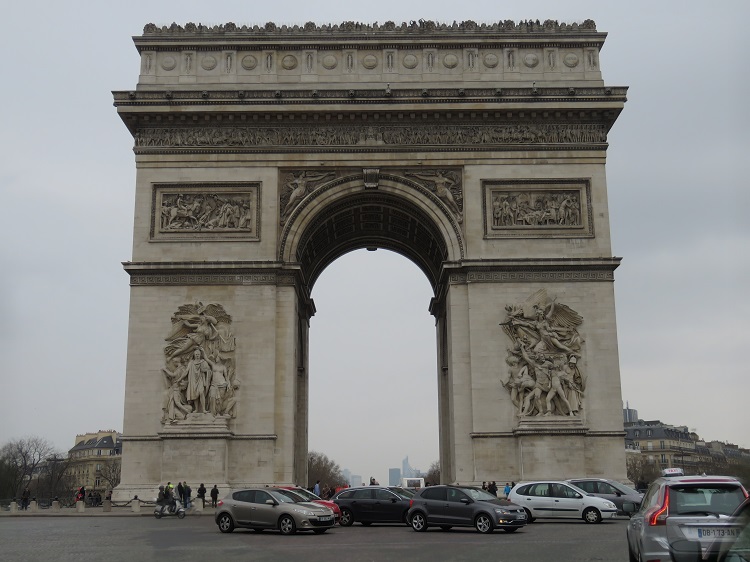 the Arc de Triomphe